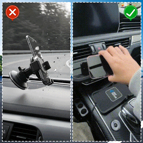 360° Nano Gel Vacuum Magnetic Phone Holder