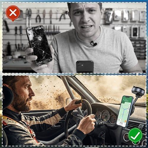 360° Nano Gel Vacuum Magnetic Phone Holder