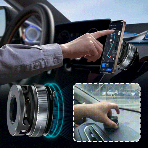 360° Nano Gel Vacuum Magnetic Phone Holder